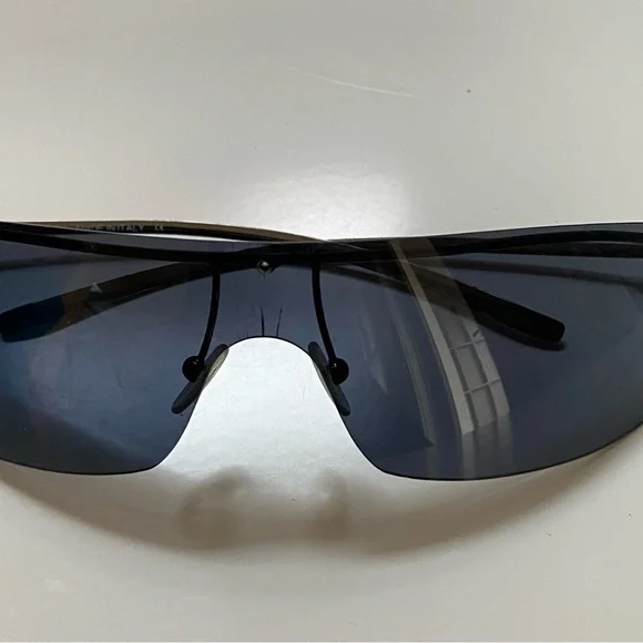 Vintage Gucci GG 1717/S Shield Sunglasses Rimless - Picture 1 of 7